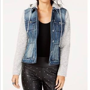 INC International Concepts Knit & Demin Jacket